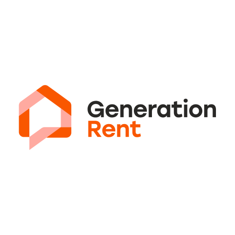 Generation Rent logo with orange house